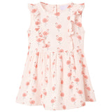 Vidaxl children's dress with ruffles 104 soft pink