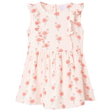 Vidaxl children's dress with ruffles 116 soft pink