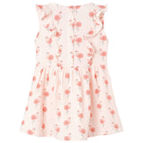 Vidaxl children's dress with ruffles 116 soft pink