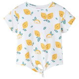 Vidaxl Children's shirt with Knoop in De Zoom 116 Ecru