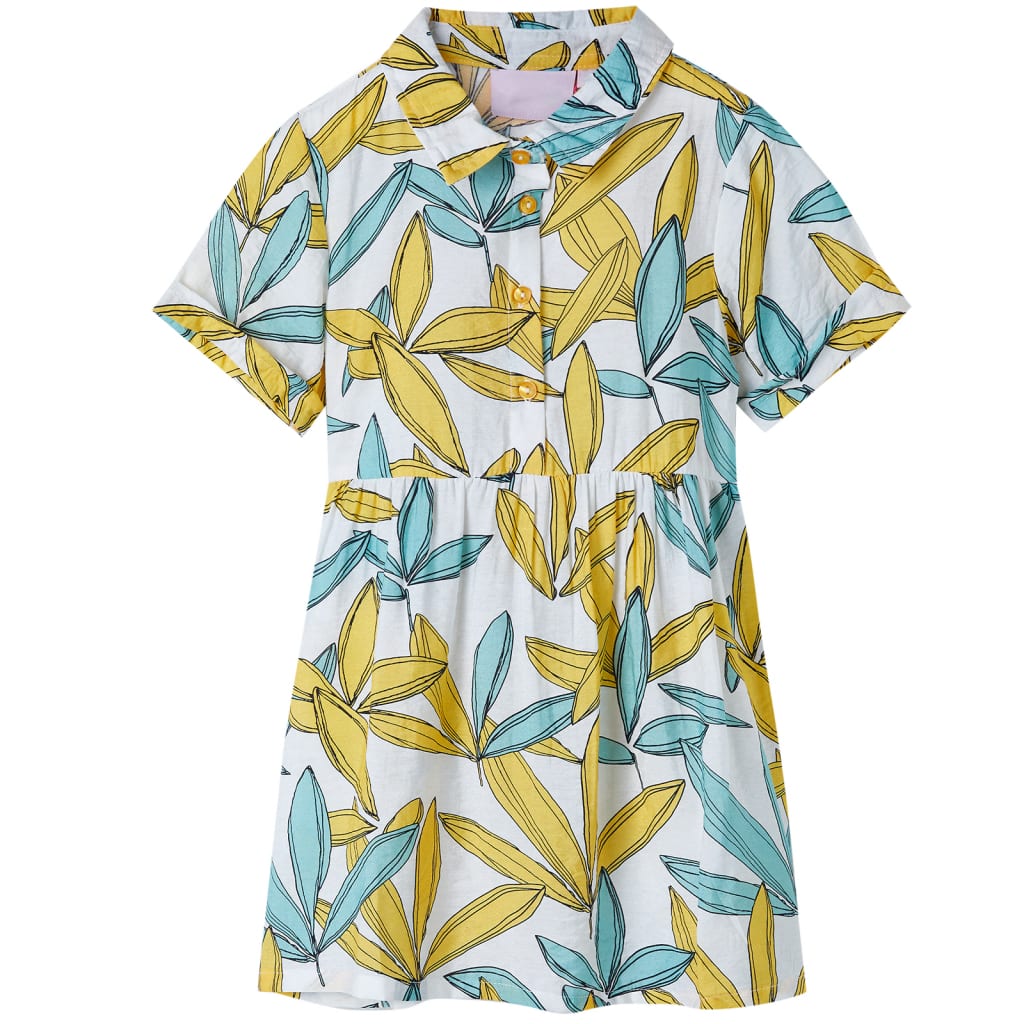 Vidaxl Children's Dress 116 Ecru