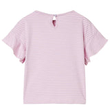Vidaxl Children's shirt with ruffles 128 lilac