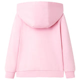 Vidaxl Children's vest with hood and zits 92 bright pink