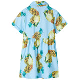 Vidaxl Children's Dress 128 Blue