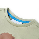 Camicia per bambini Vidaxl con maniche corte 92 presa luce -lorata