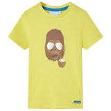Vidaxl Children's shirt with short sleeves 92 yellow