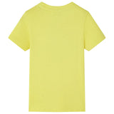 Vidaxl Children's shirt with short sleeves 104 yellow