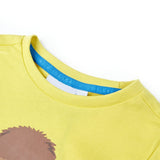 VidaXL children's shirt with short sleeves 116 yellow