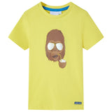 Vidaxl Children's shirt with short sleeves 140 yellow