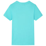 VidaXL children's shirt with short sleeves 128 sea blue