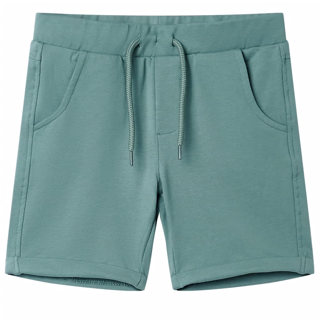 Vidaxl Short pour enfants avec Trekkoord 128 Oudpetrol