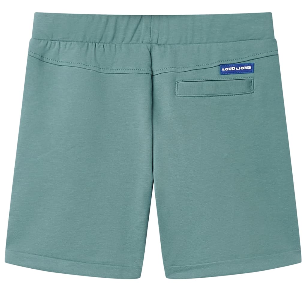 Vidaxl Short pour enfants avec Trekkoord 128 Oudpetrol