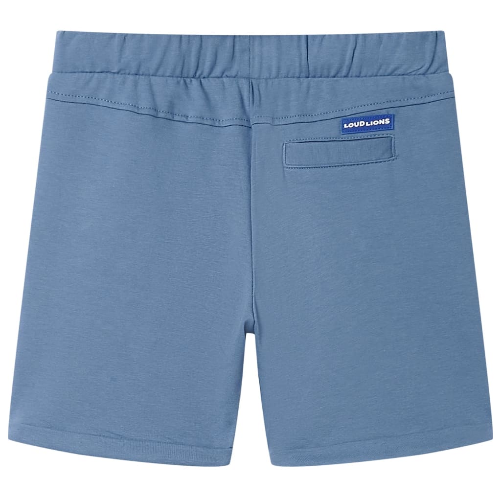 VidaXL Kindershorts met trekkoord 140 donkerblauw