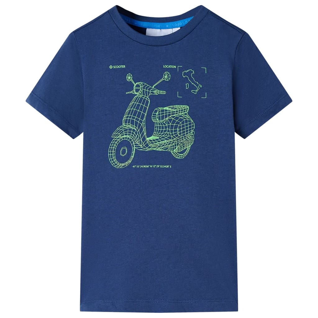 Vidaxl Children's shirt 116 Dark blue