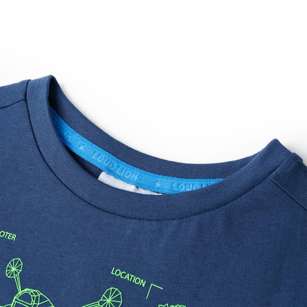 Vidaxl Children's shirt 128 Dark blue