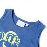 Vidaxl Children's Top 104 mixed blue