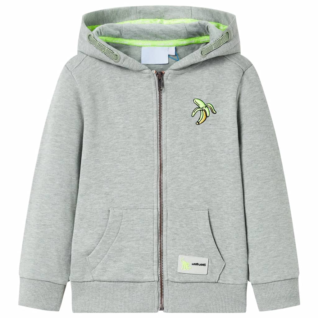 VidaXL Children's vest with hood and zits 128 mixed Lichtkaki