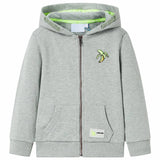 VidaXL Children's vest with hood and zits 128 mixed Lichtkaki