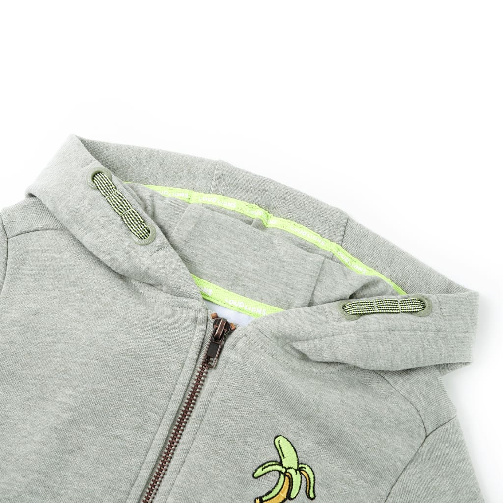 VidaXL Children's vest with hood and zits 128 mixed Lichtkaki