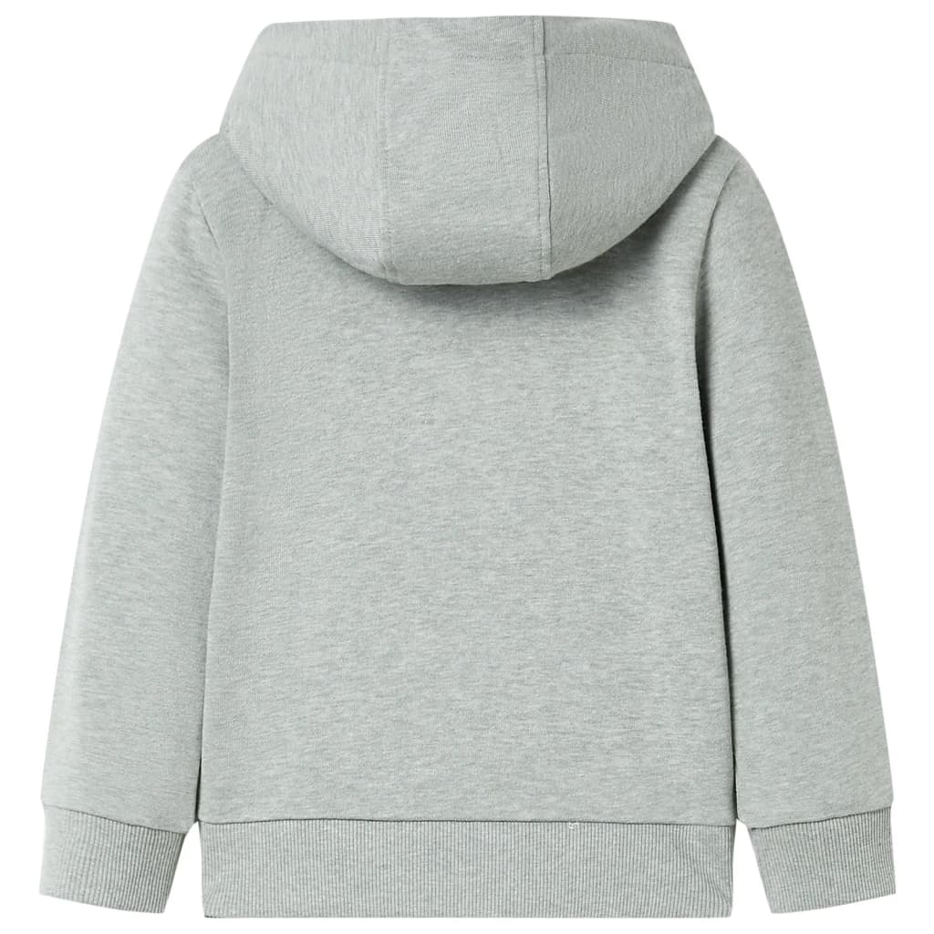 VidaXL Children's Vest with Hood and Rits 140 mixed Lichtkaki