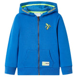 VidaXL Children's Vest with Hood and Rits 116 Blue