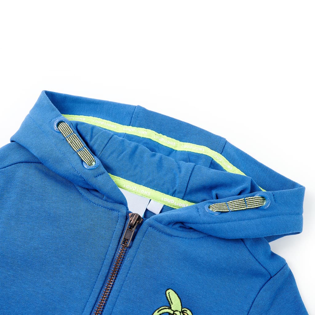 VidaXL Children's Vest with Hood and Rits 116 Blue