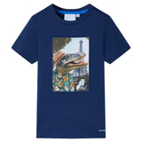 Vidaxl Children's shirt 104 Dark blue