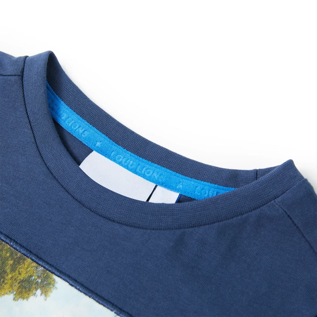 Vidaxl Children's shirt 104 Dark blue