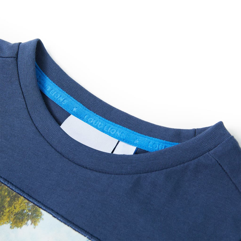 Vidaxl Children's shirt 116 Dark blue
