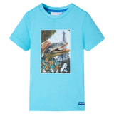 Vidaxl Children's shirt 128 sea blue