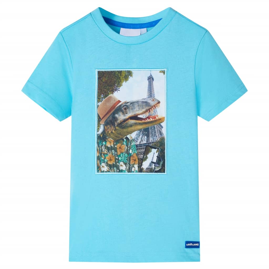 Vidaxl Children's shirt 140 sea blue