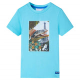 Vidaxl Children's shirt 140 sea blue