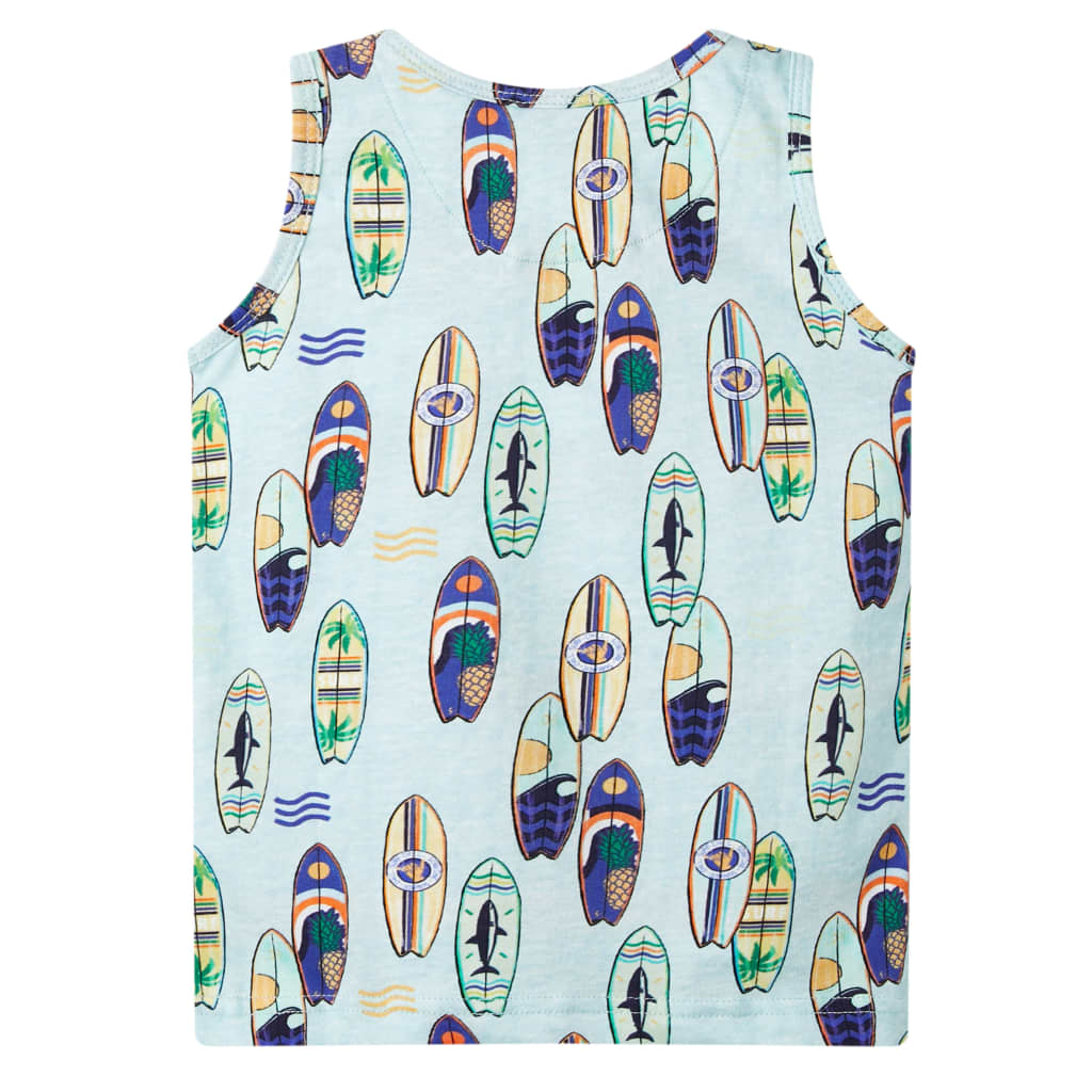 Vidaxl Children's Top 92 Mixed Soft Blue