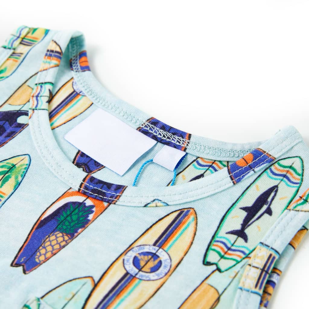 Vidaxl Children's Top 92 Mixed Soft Blue