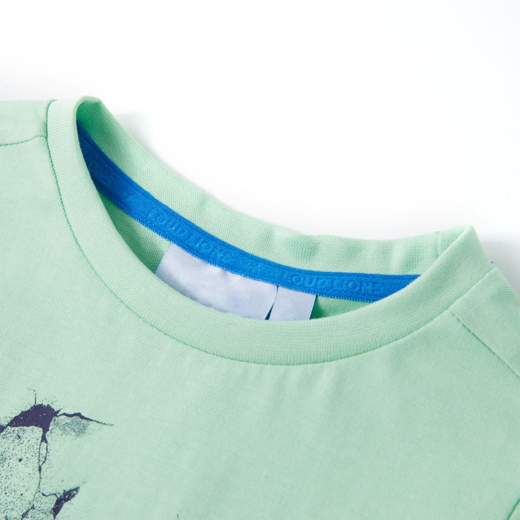 Vidaxl Children's shirt 104 light green