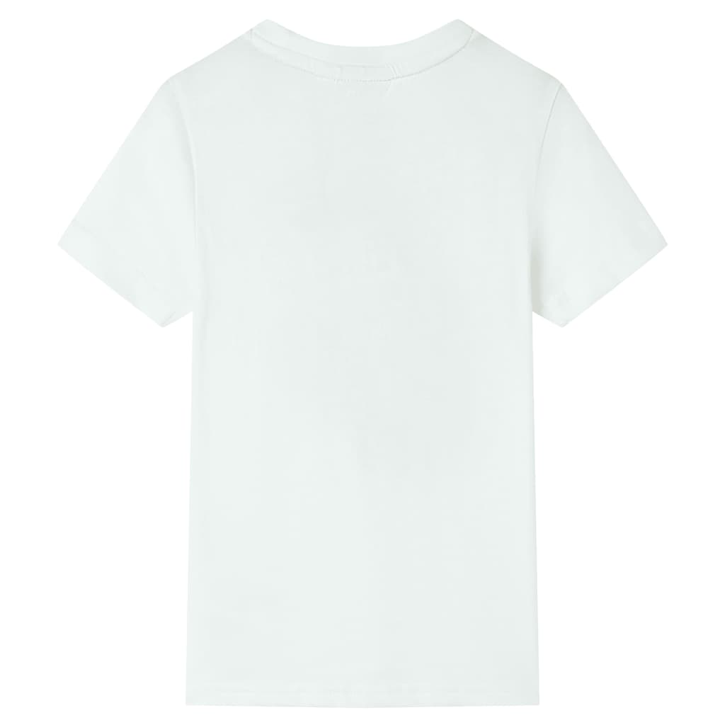 Vidaxl Children's shirt with short sleeves 92 ecru