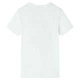 Vidaxl Children's shirt with short sleeves 92 ecru