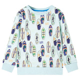 Vidaxl Children's sweater 128 mixed soft blue