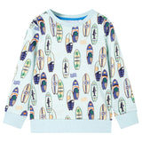Vidaxl Children's sweater 140 mixed soft blue
