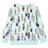 Vidaxl Children's sweater 140 mixed soft blue