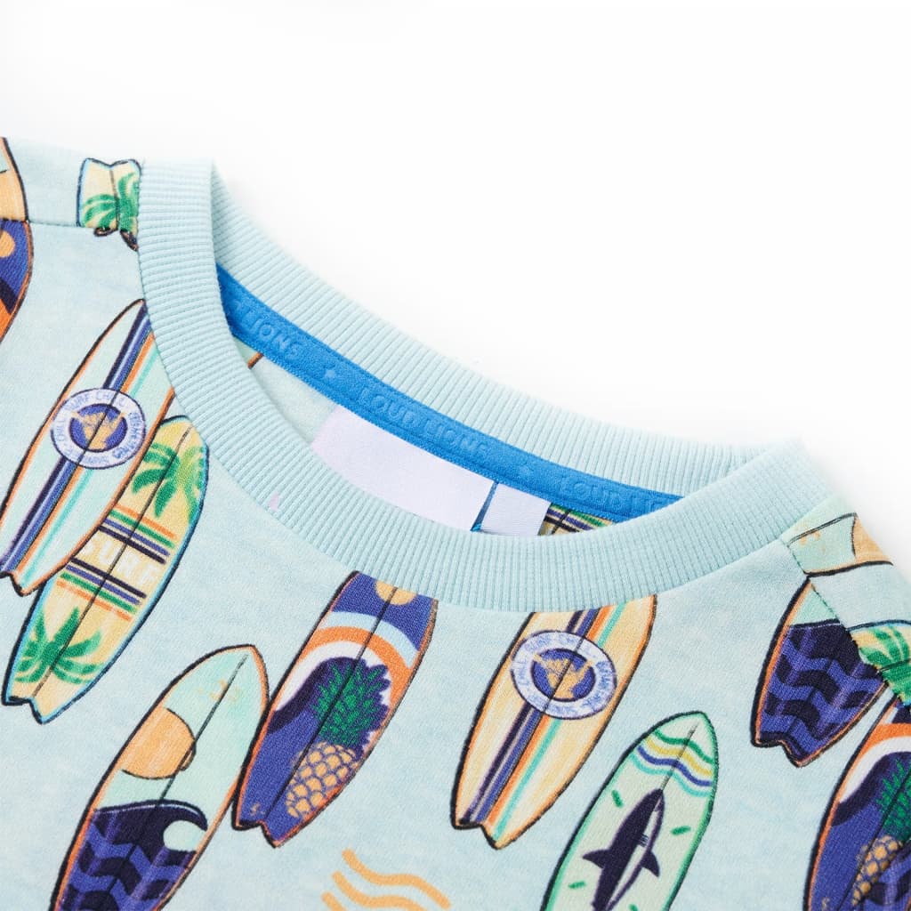 Vidaxl Children's sweater 140 mixed soft blue