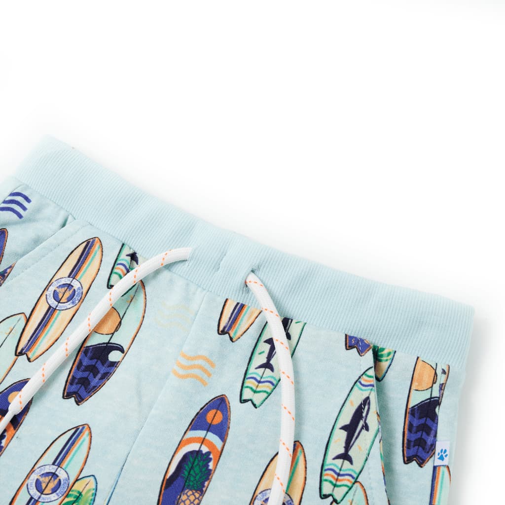 Vidaxl Children's Shorts with Trekkoord 92 mixed soft blue