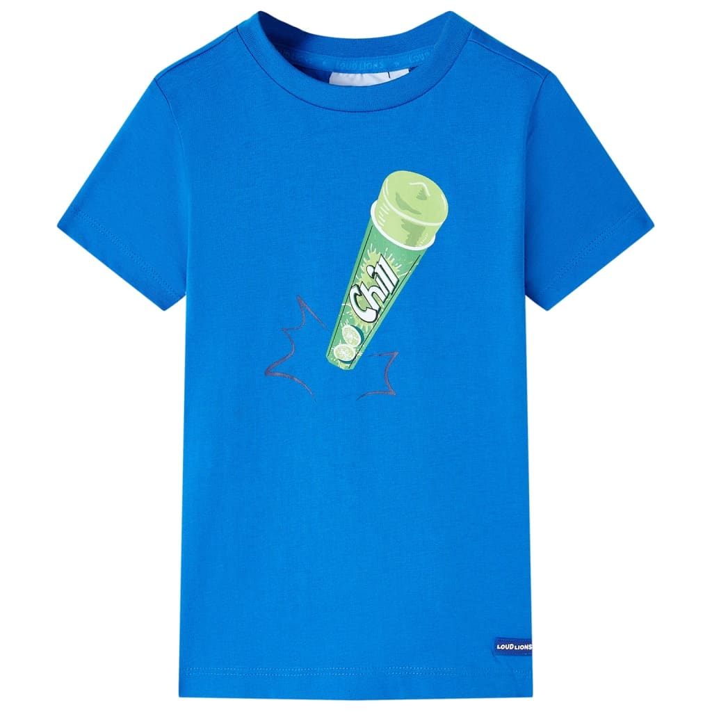 Otroška majica Vidaxl 92 felblauw