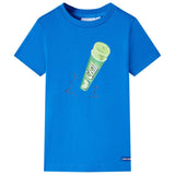 Otroška majica Vidaxl 92 felblauw