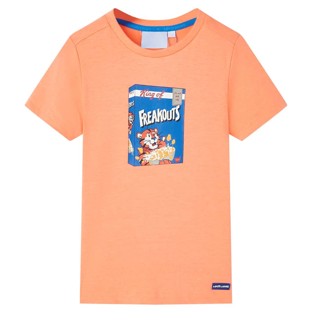 Vidaxl Children's shirt with short sleeves 92 neonoranje