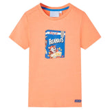 Vidaxl Children's shirt with short sleeves 92 neonoranje