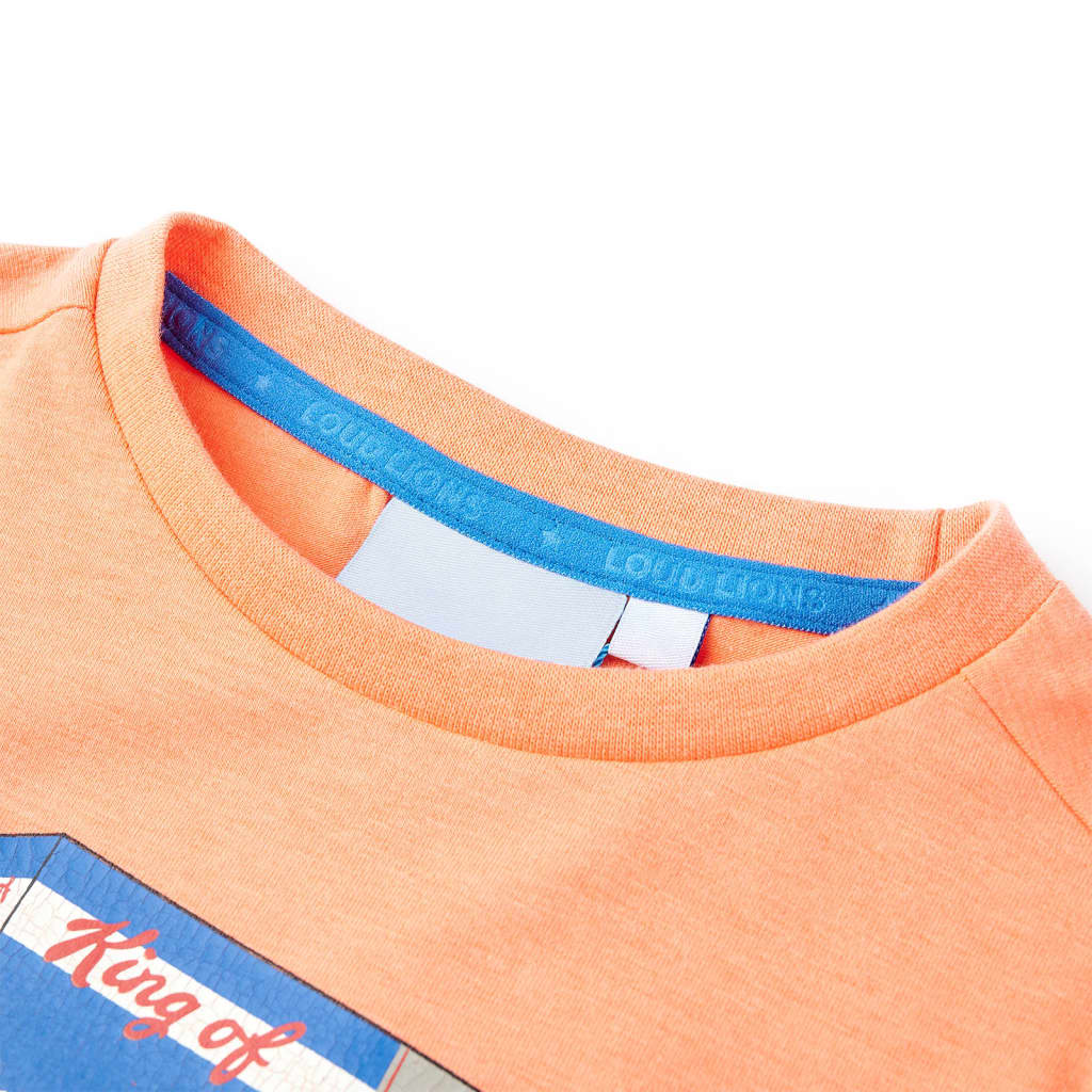 Vidaxl Children's shirt with short sleeves 104 neonoranje