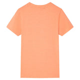 Vidaxl Children's shirt with short sleeves 116 neonoranje