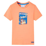Vidaxl Children's shirt with short sleeves 140 neonoranje