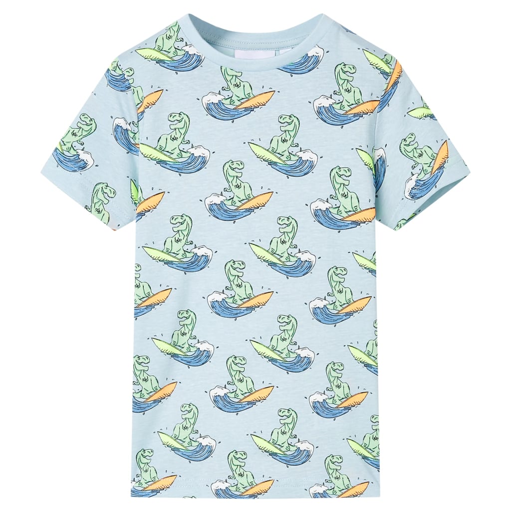 Vidaxl Children's pajamas with short sleeves 92 light blue